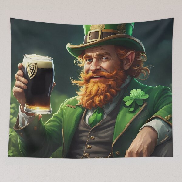 Item preview, Folk Art Leprechaun  designed and sold by Colin Bentham.