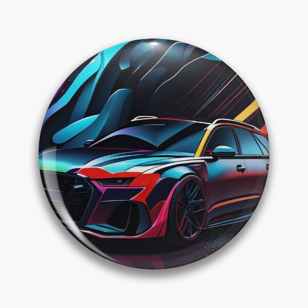 Item preview, Audi station wagon abstract poster design designed and sold by Salimgor Hangaround Music.