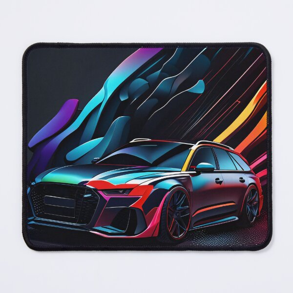 Item preview, Audi station wagon abstract poster design designed and sold by Salimgor Hangaround Music.
