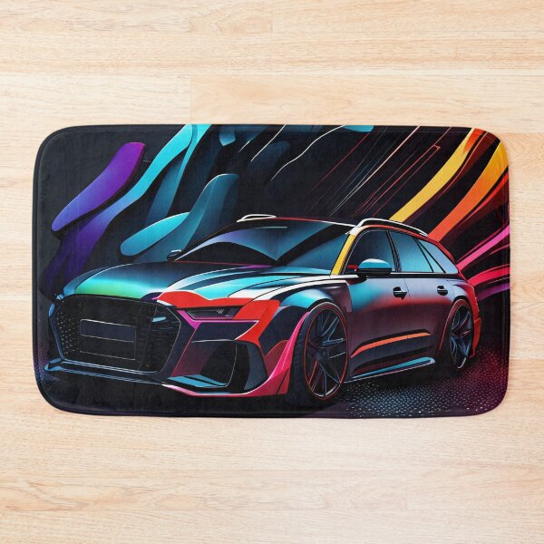 Item preview, Audi station wagon abstract poster design designed and sold by Salimgor Hangaround Music.