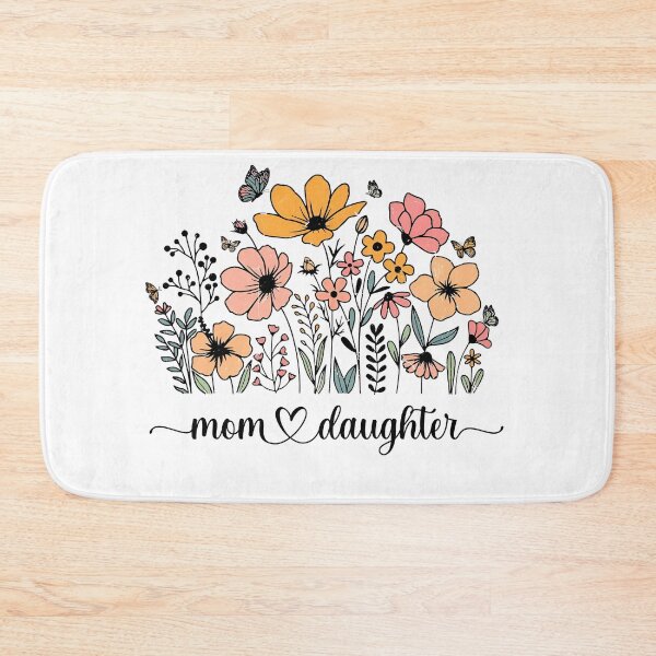 Item preview, Wildflower Mom Love Daughter designed and sold by BeebooDesign.