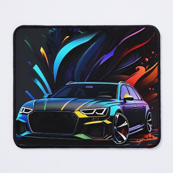 Item preview, Audi sedan station wagon abstract poster design designed and sold by Salimgor Hangaround Music.