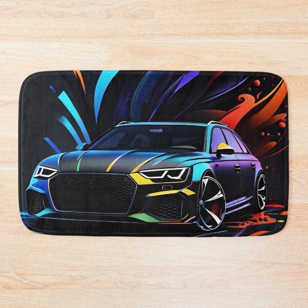 Item preview, Audi sedan station wagon abstract poster design designed and sold by Salimgor Hangaround Music.