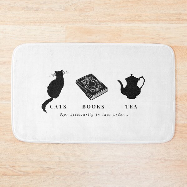 Item preview, Cats, books, tea #2 silhouettes designed and sold by SusanDee.
