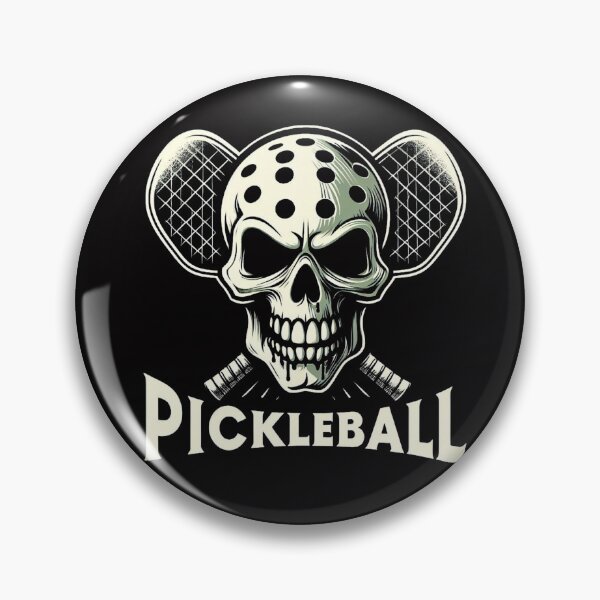 Item preview, Pickleball Skull and Crossbones Pirate Skeleton #1 designed and sold by BattlefoxxEarth.