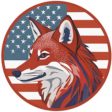 Artwork thumbnail, Red Wolf by FaddyFog