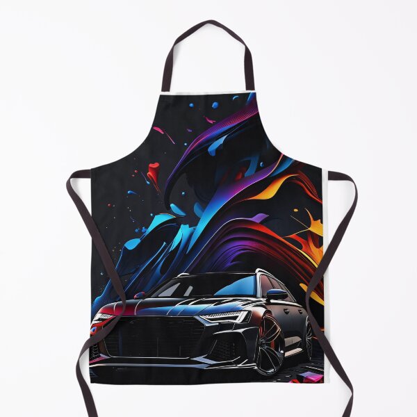 Item preview, Audi sedan flic flac black Abstract poster design designed and sold by Salimgor Hangaround Music.