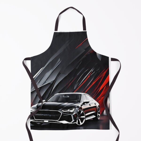 Item preview, Audi sedan flic flac silver/black Abstract poster design designed and sold by Salimgor Hangaround Music.