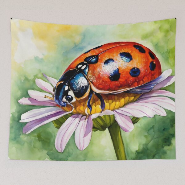Item preview, Ladybug Resting Gracefully on Blossom designed and sold by Delemore Art.