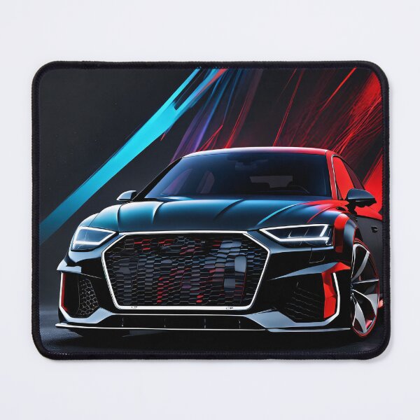 Item preview, Audi flic flac black/red Abstract poster design designed and sold by Salimgor Hangaround Music.
