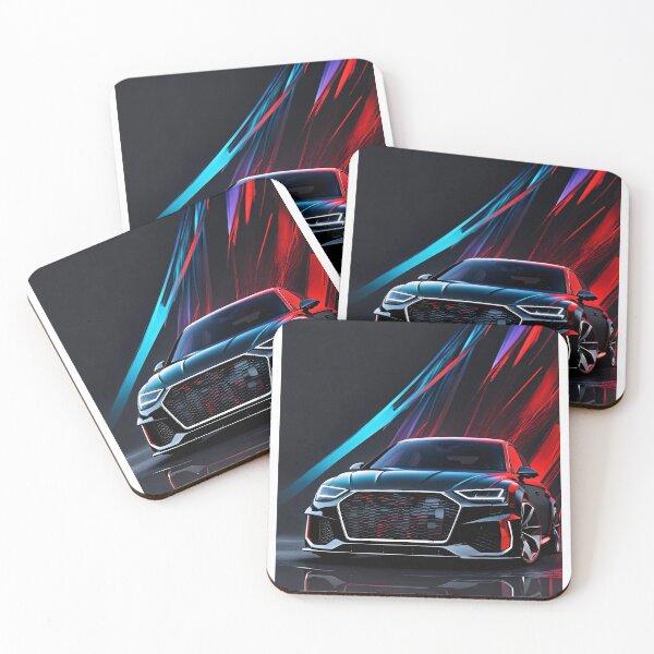 Item preview, Audi flic flac black/red Abstract poster design designed and sold by Salimgor Hangaround Music.