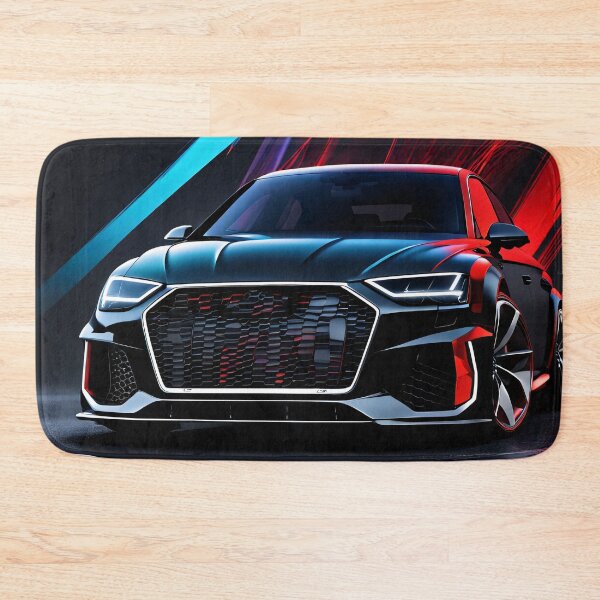 Item preview, Audi flic flac black/red Abstract poster design designed and sold by Salimgor Hangaround Music.