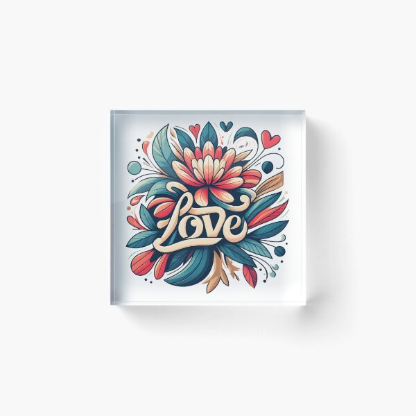 Item preview, Floral and colorful spring love designed and sold by LV-creator.
