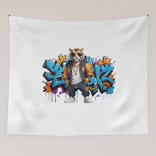 Item preview, Cool Tiger, urban Graffiti designed and sold by DMiracleStore.