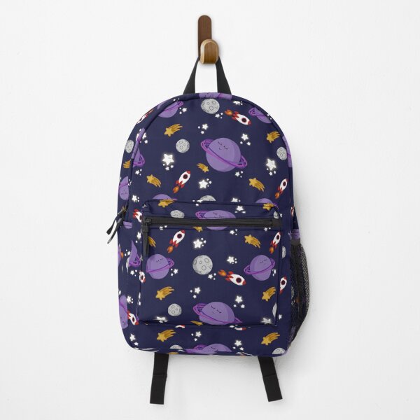 Item preview, Cute Stars and Planets with Navy Background designed and sold by serafineaandd.
