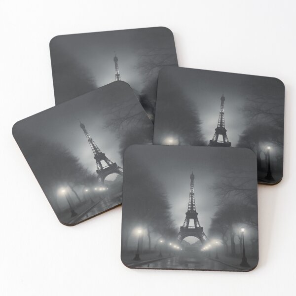 Item preview, Eifel tower in Hazy sky designed and sold by Digital Dreamscape Artistry.