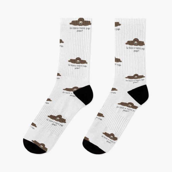 Item preview, ''Funny sloth yoga pose'' - A silly and cute design for yoga lovers designed and sold by OpenCloset.