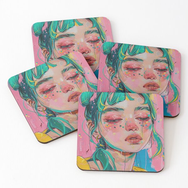 Item preview, Kaleidoscopic Konglish Kawaii Darling designed and sold by Retro Type.