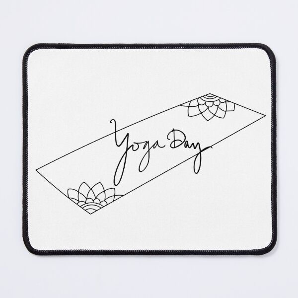 Item preview, ''Yoga day'' - A cute design for yoga lovers designed and sold by OpenCloset.