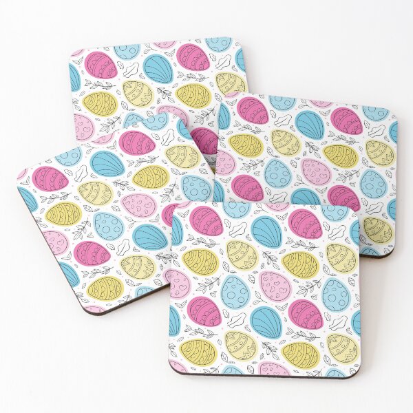 Item preview, Easter Egg and flower Pattern Pink designed and sold by BeebooDesign.