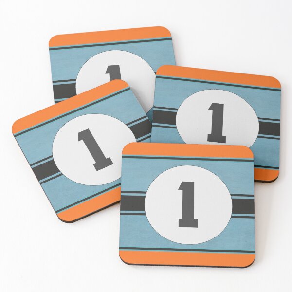 Item preview, Light Blue and Orange Racing Graphics designed and sold by mmmkei.