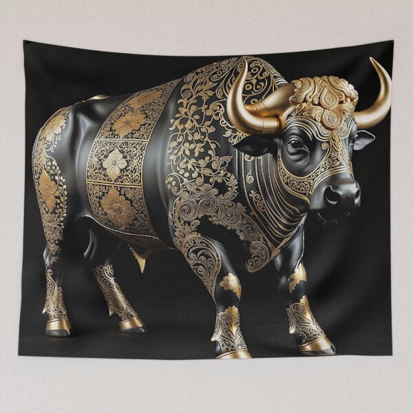 Item preview, Majestic Thai Buffalo - Golden Elegance designed and sold by Best-Art-32.