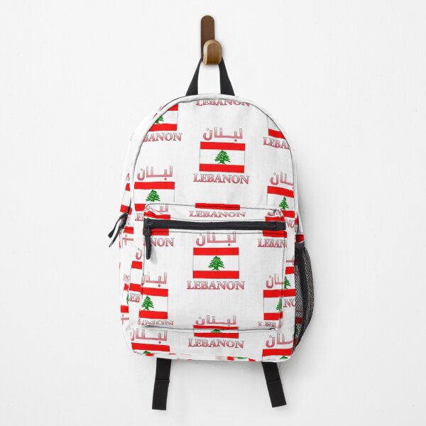 Item preview, Lebanon Lebanese Flag علم لبنان Arabic and English WordArt Cool designed and sold by Amazing Arts Designs.