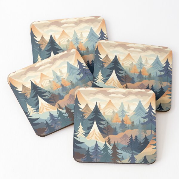 Item preview, Forest Nature Landscape Pattern designed and sold by NicolasGlowArt.