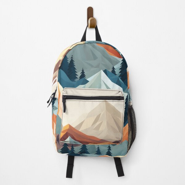 Item preview, Landscape Abstract Mountains Pattern designed and sold by NicolasGlowArt.