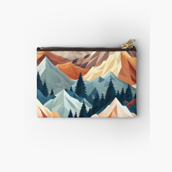 Item preview, Landscape Abstract Mountains Pattern designed and sold by NicolasGlowArt.