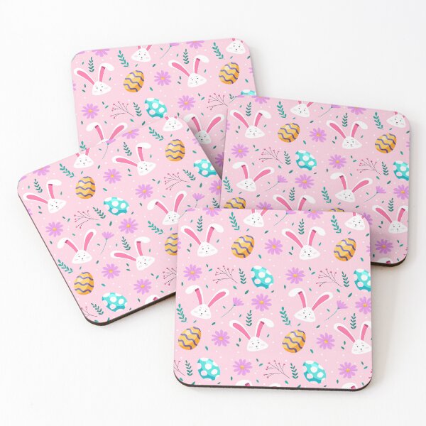 Item preview, Easter Egg and flower Pattern Pink designed and sold by BeebooDesign.