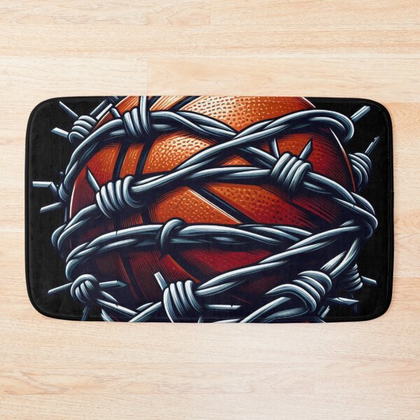 Item preview, Ball wrap in barb Wire: Basketball Lovers designed and sold by Cree8if.