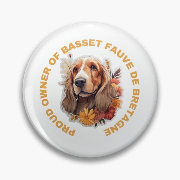 Item preview, Cute Flower Basset Fauve De Bretagne Mom Dad Guardian Angel Best Friend Doggie Paw designed and sold by SMARTKIT  DESIGNAGENCY.