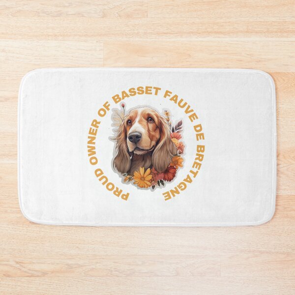 Item preview, Cute Flower Basset Fauve De Bretagne Mom Dad Guardian Angel Best Friend Doggie Paw designed and sold by SMARTKIT  DESIGNAGENCY.