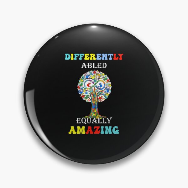 Item preview, Autism Support Differently Abled Equally Amazing Autism Awareness designed and sold by Cute & Sassy Custom Gifting Boutiques.