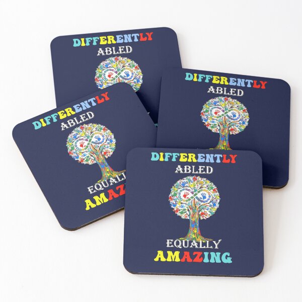 Item preview, Autism Support Differently Abled Equally Amazing Autism Awareness designed and sold by tamdevo1.