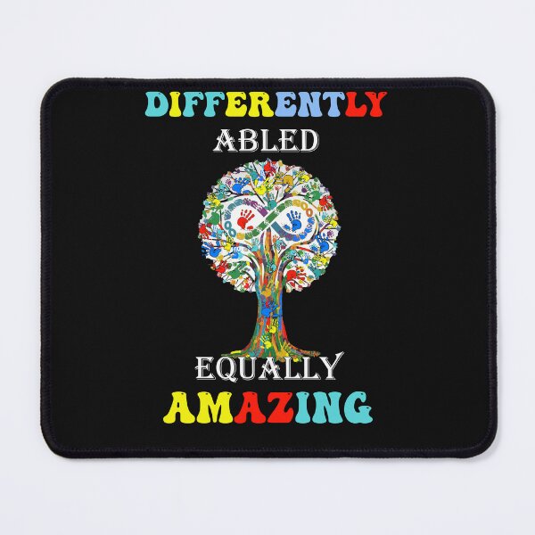 Item preview, Autism Support Differently Abled Equally Amazing Autism Awareness designed and sold by tamdevo1.
