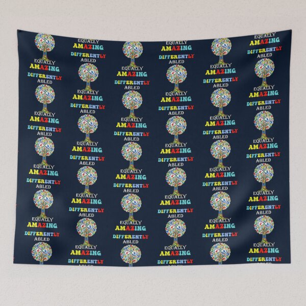 Item preview, Autism Support Differently Abled Equally Amazing Autism Awareness designed and sold by tamdevo1.