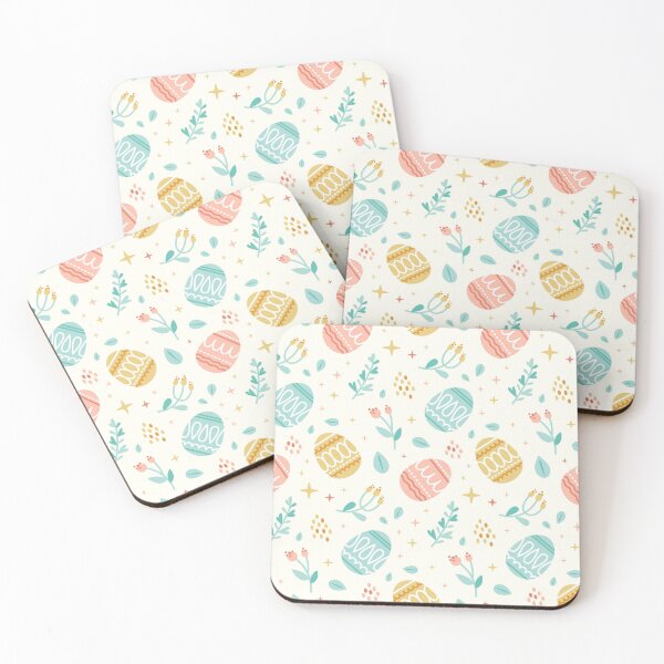 Item preview, Copy of Easter Egg and flower Pattern Pink designed and sold by BeebooDesign.