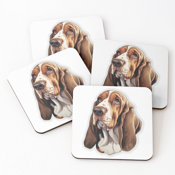 Item preview, Cute Basset Hound Mom Dad Guardian Angel Best Friend Doggie Paw designed and sold by SMARTKIT  DESIGNAGENCY.