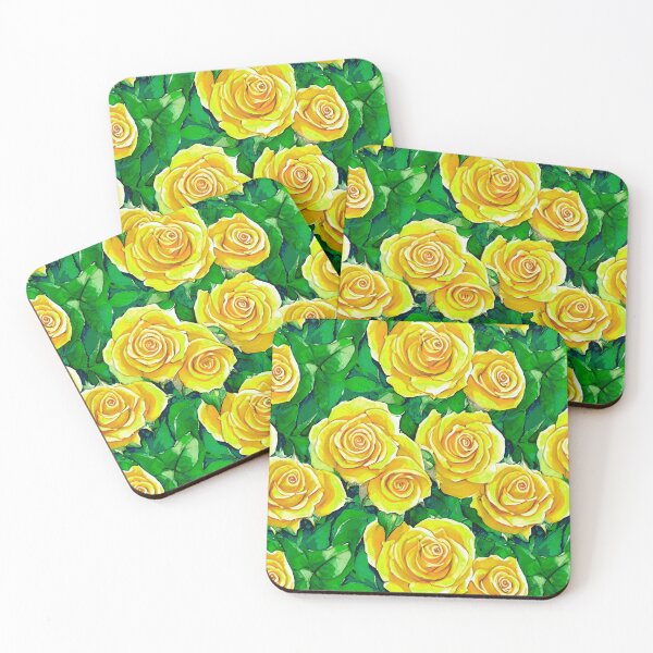 Item preview, Yellow Watercolor Rose Pattern designed and sold by Marymarice.