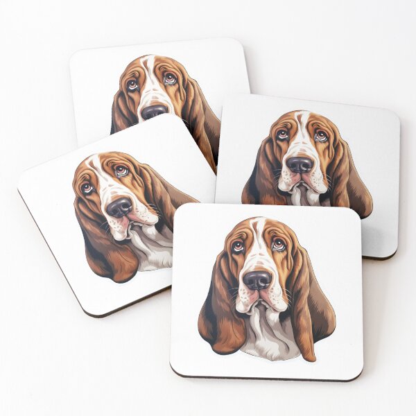Item preview, Cute Basset Hound Mom Dad Guardian Angel Best Friend Doggie Paw designed and sold by SMARTKIT  DESIGNAGENCY.