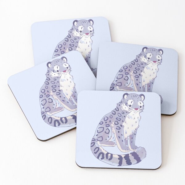 Item preview, Snow leopard art designed and sold by Yaragold.