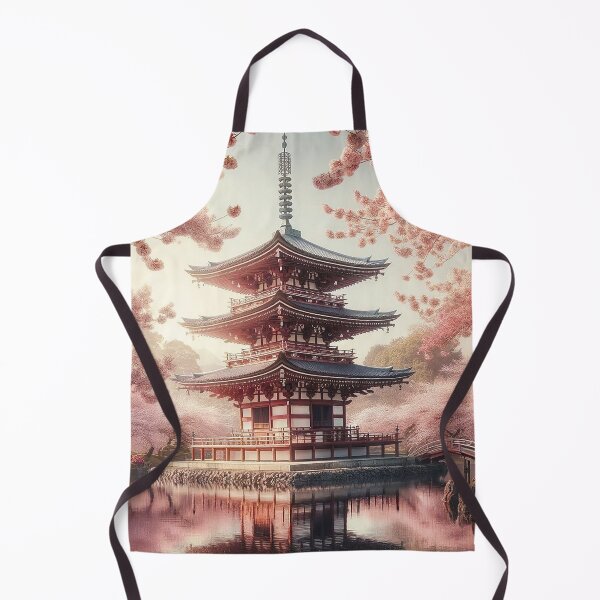 Item preview, Spring dream at the pagoda designed and sold by Cerberus-Art.