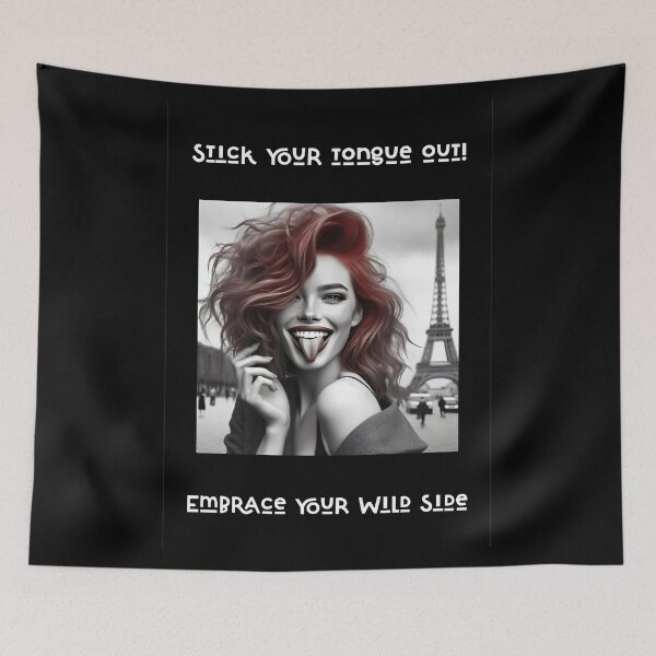 Item preview, Stick Your Tongue Out - Embrace Your Wild Side designed and sold by kuhlartde.
