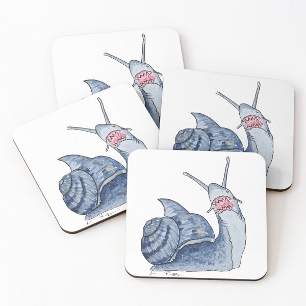 Item preview, Shark snail designed and sold by mimberart.