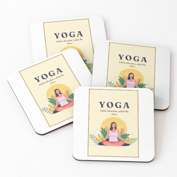 Artikelvorschau, Yoga-Inspiration – Ein süßes Design für Yoga-Liebhaber, Inhale Exhale entworfen und verkauft von OpenCloset.