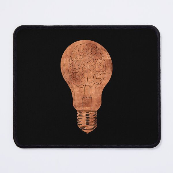 Item preview, Copper light bulb brain anatomy designed and sold by carries-anatomy.