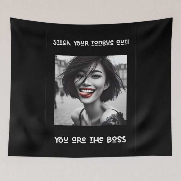 Item preview, Stick Your Tongue Out - You are the Boss designed and sold by kuhlartde.