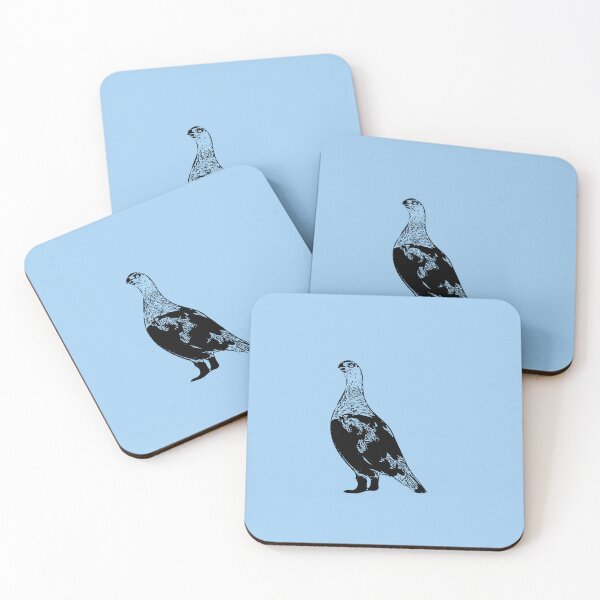 Item preview, Willow Ptarmigan Summer Black Design  designed and sold by designsasstultd.